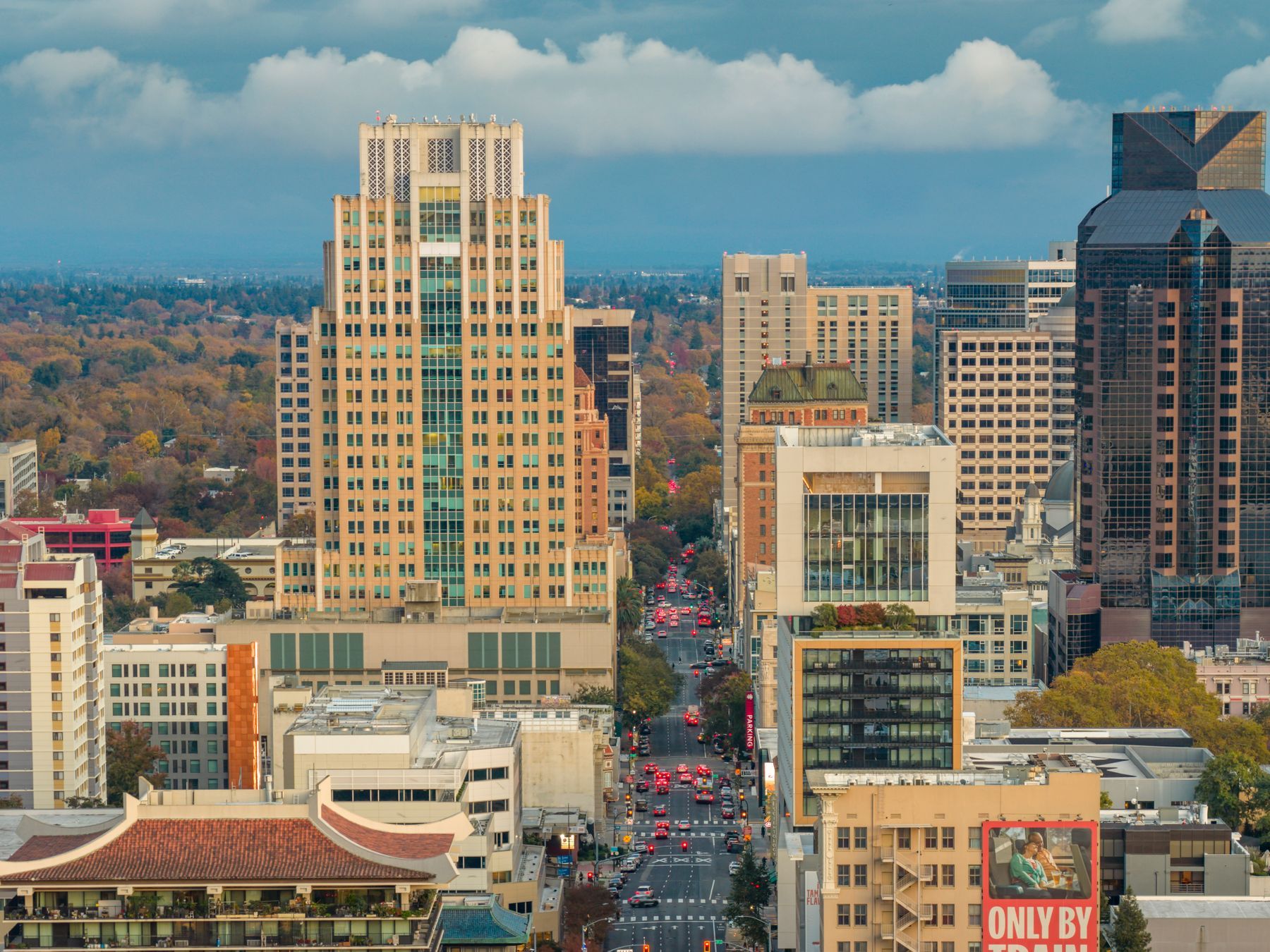 Downtown Sacramento skyline
