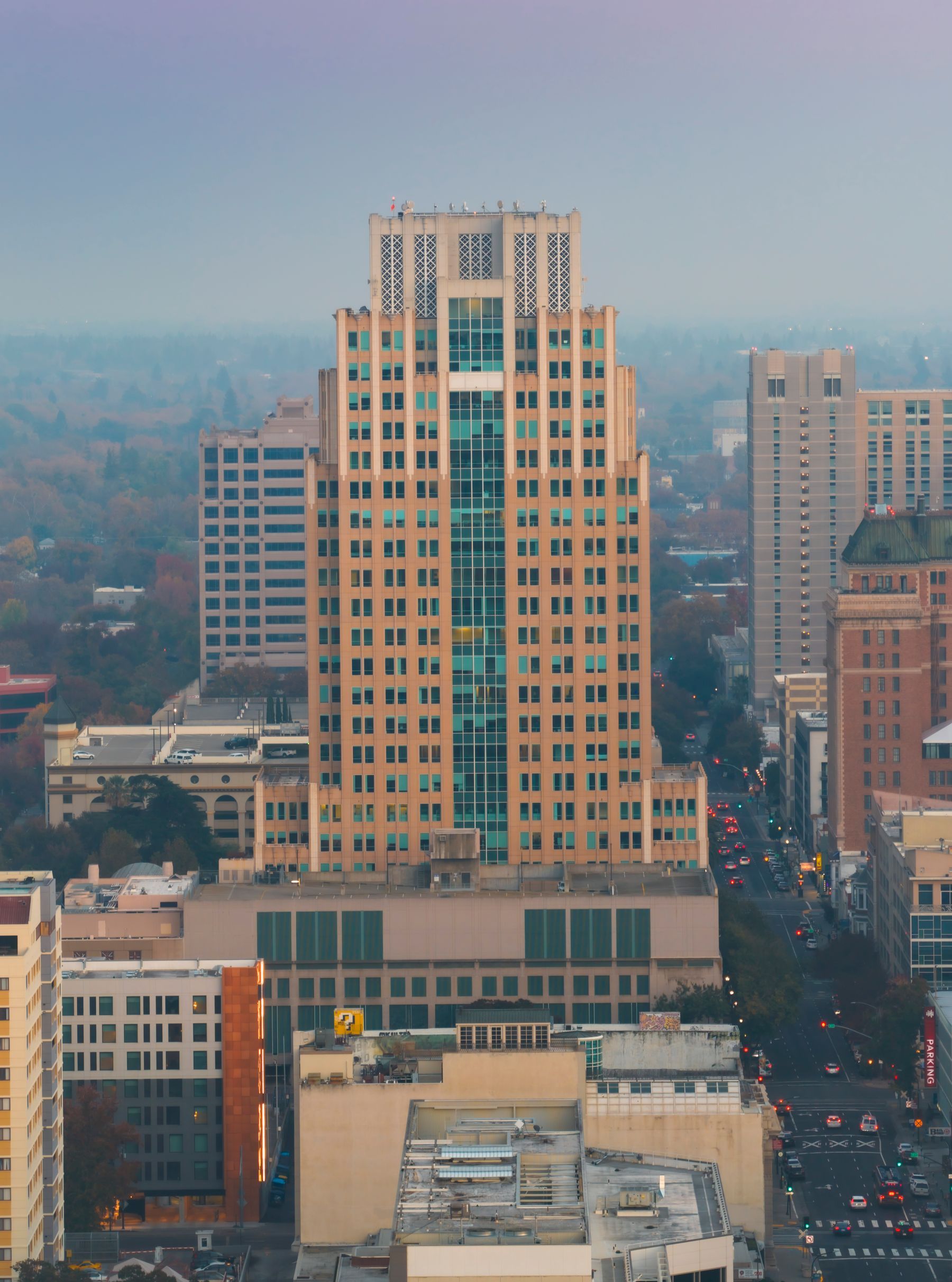 Downtown Sacramento office towers