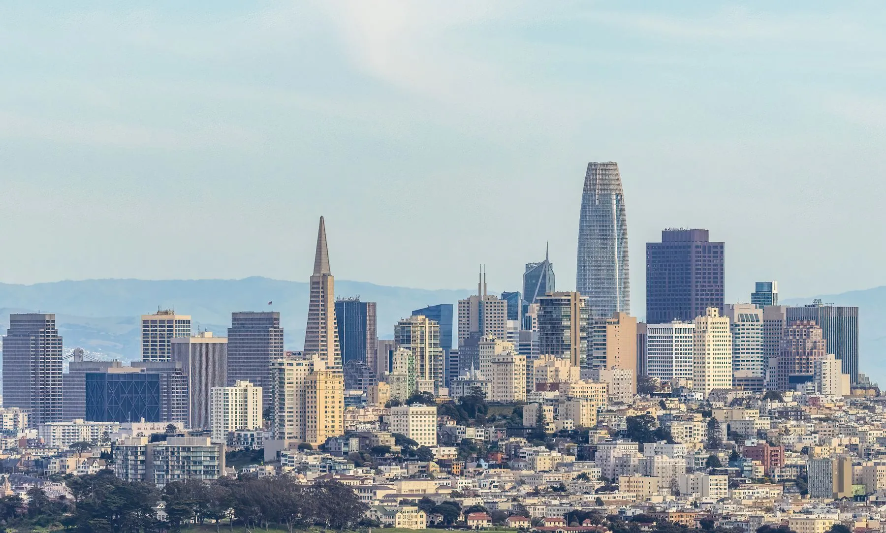 San Francisco skyline on a clear day