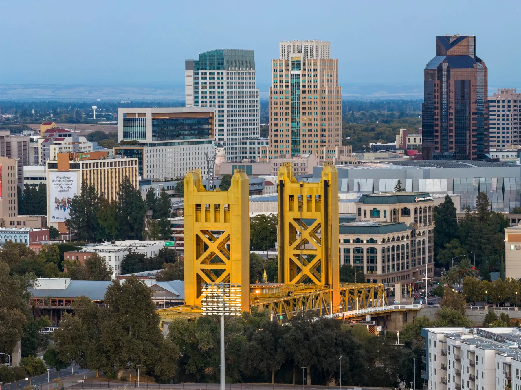 Tower Bridge and the Sacramento skyline